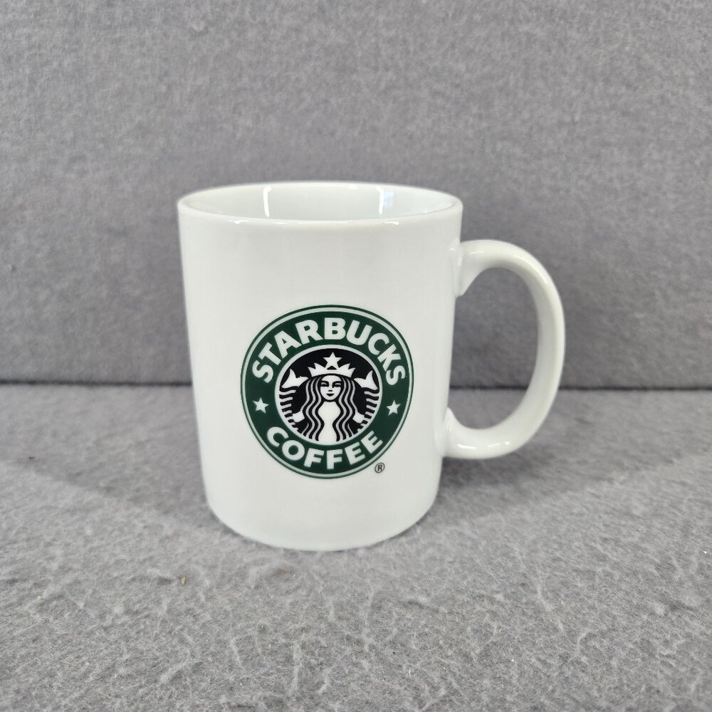 Vintage 2006 Starbucks Classic Double-sided Mermaid Siren Logo Coffee Mug, 12oz